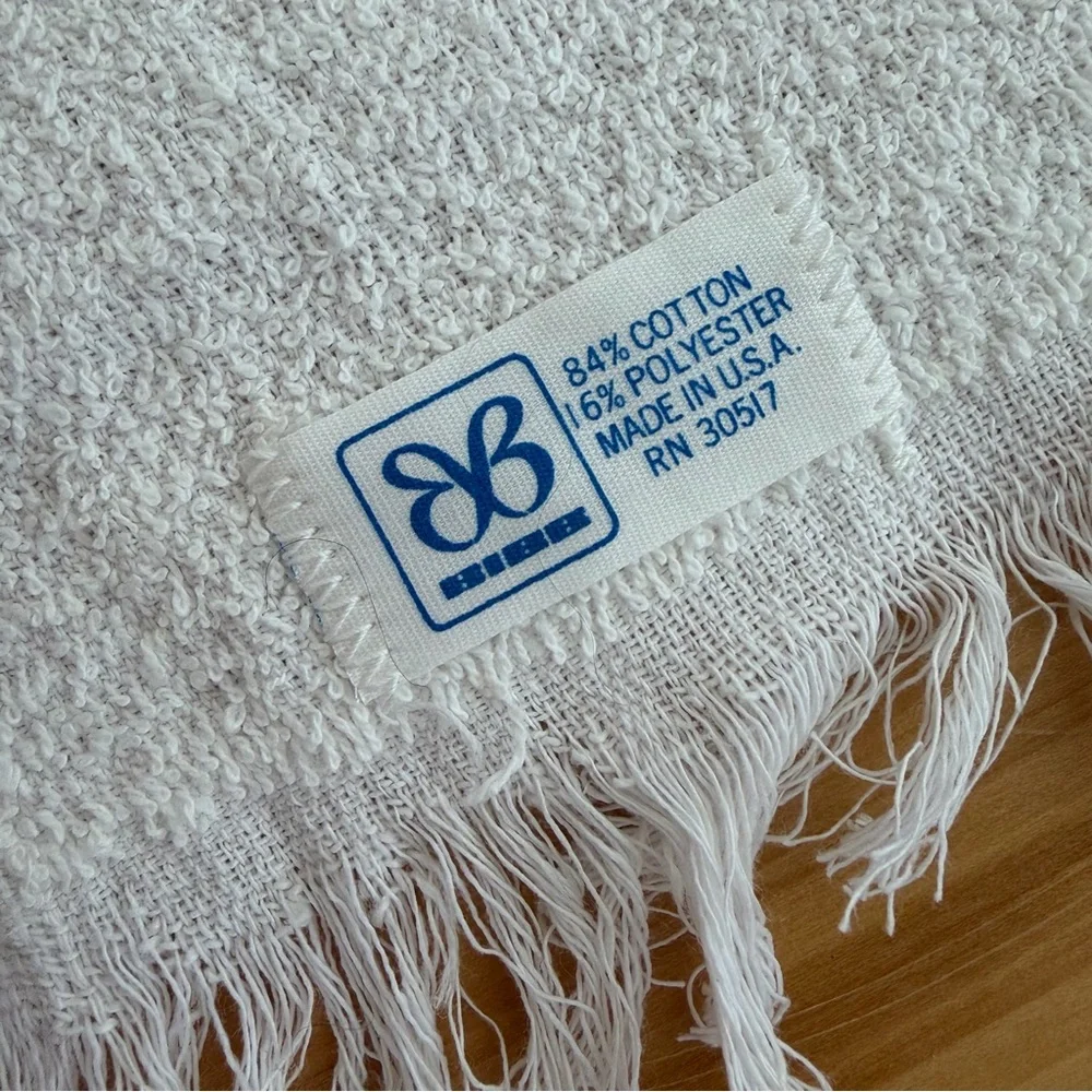 Vtg 80s Wildwood New Jersey 1980 RJR Tob. Co. Beach Towel Retro Windsurf NOS